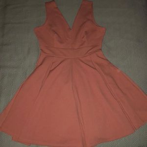 Rose pink dress